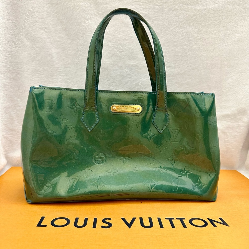 Louis Vuitton Whilshire Vernis PM/Small handbag with free twillies